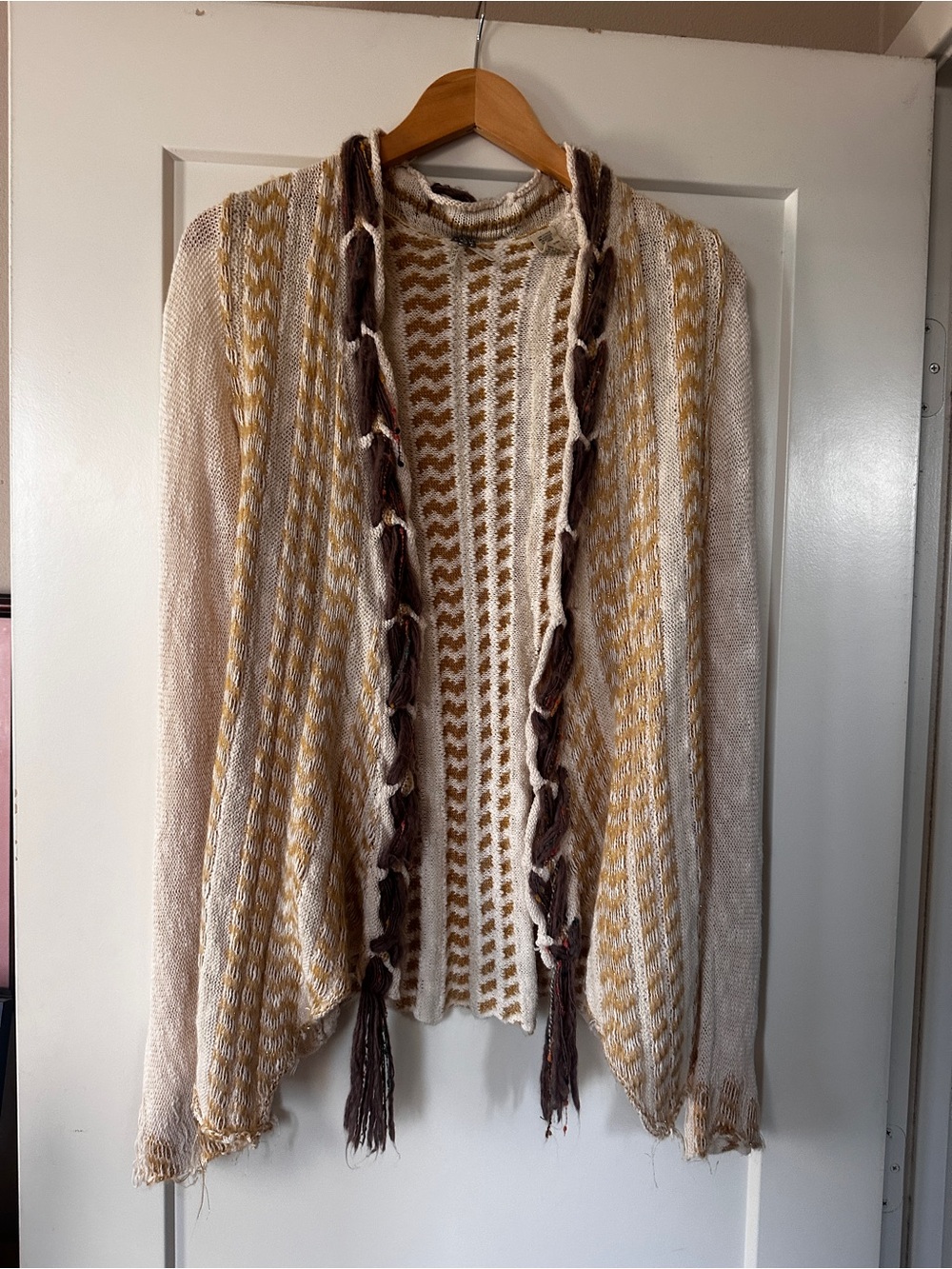 Braided Boho Cardigan in by Gimmicks by BKE